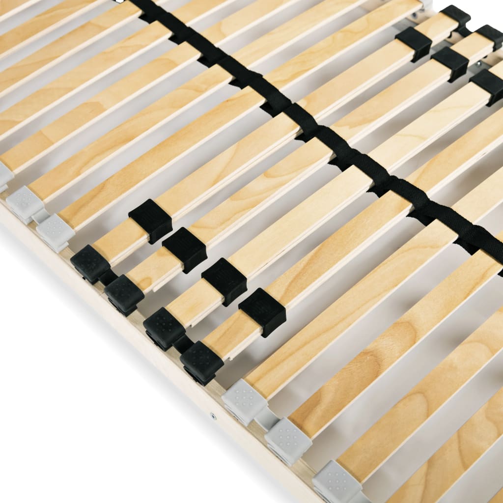 Slatted Bed Base with 28 Slats 7 Zones 90x200 cm