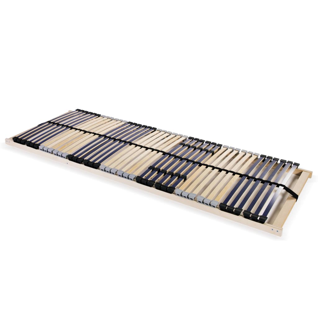 Slatted Bed Base with 42 Slats 7 Zones 80x200 cm