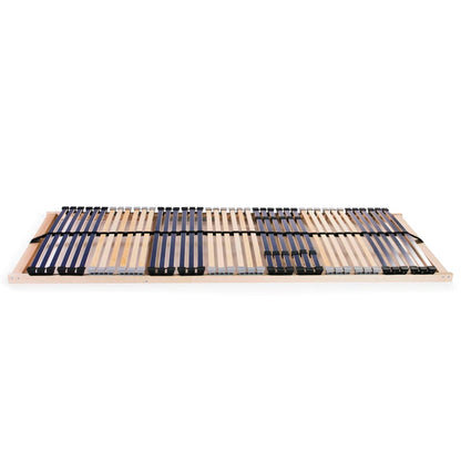 Slatted Bed Base with 42 Slats 7 Zones 80x200 cm