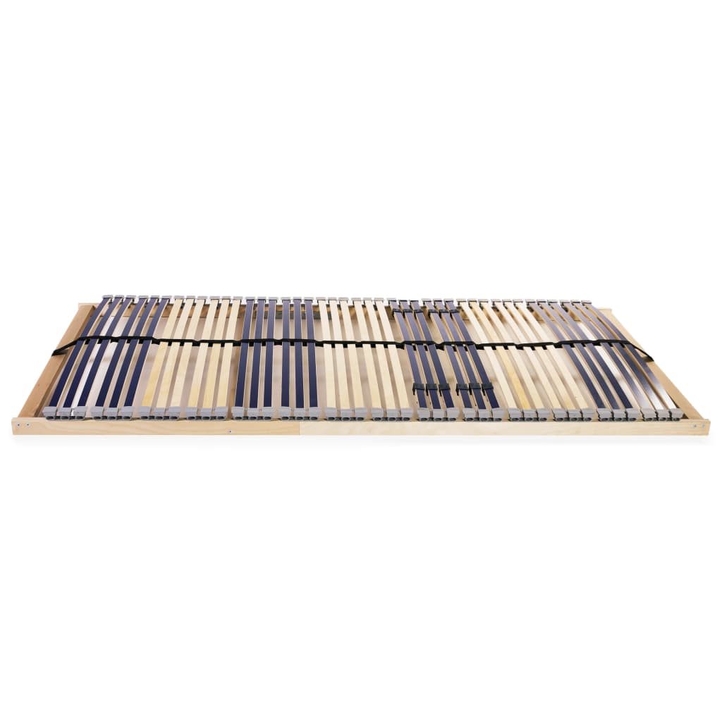 Slatted Bed Base without Mattress with 42 Slats 7 Zones 100x200 cm