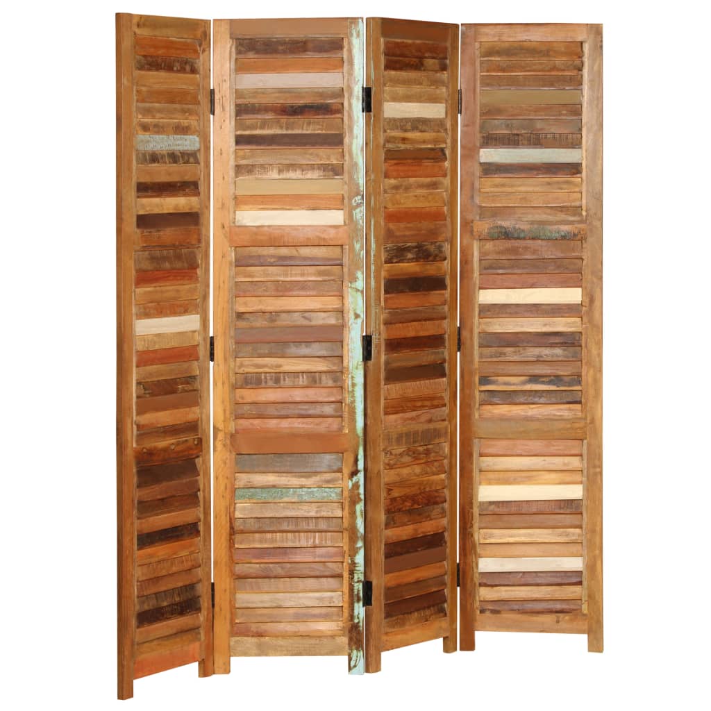 Room Divider Solid Reclaimed Wood 170 cm