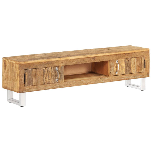 TV Stand Solid Reclaimed Wood 140x30x40 cm