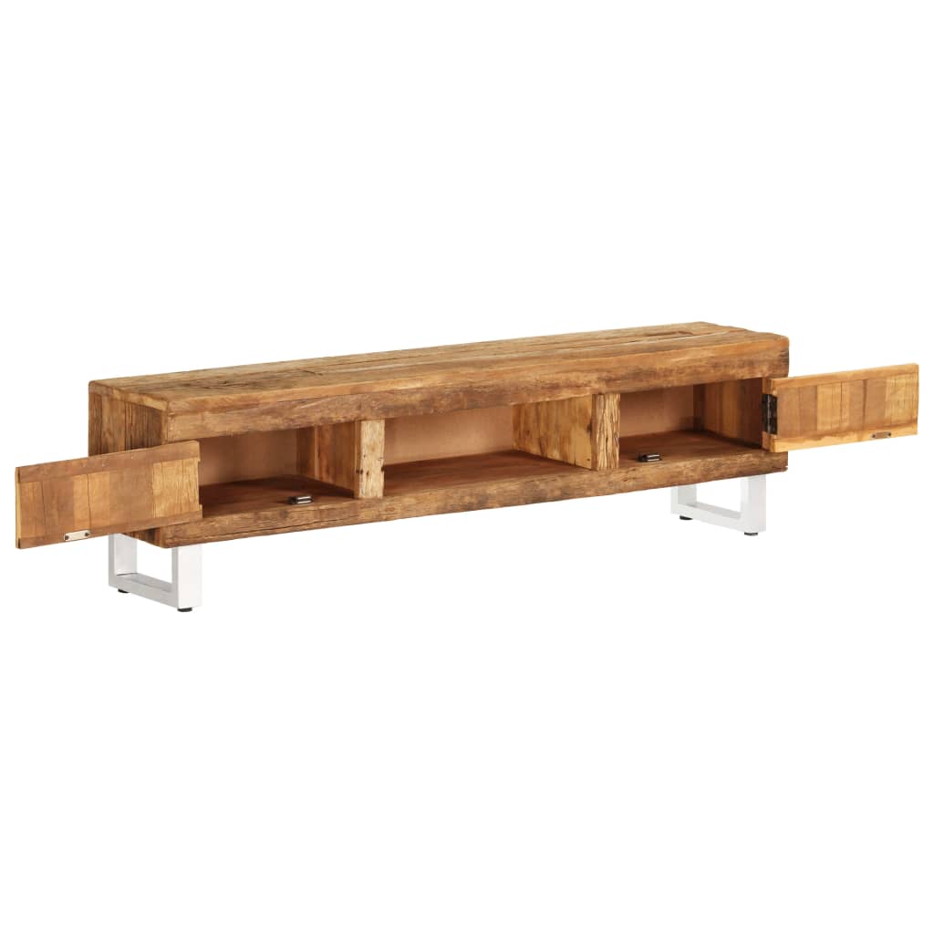 TV Stand Solid Reclaimed Wood 140x30x40 cm