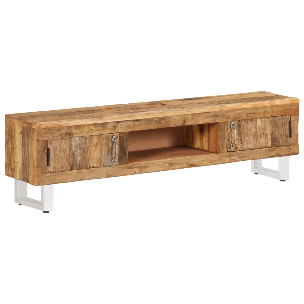 TV Stand Solid Reclaimed Wood 140x30x40 cm