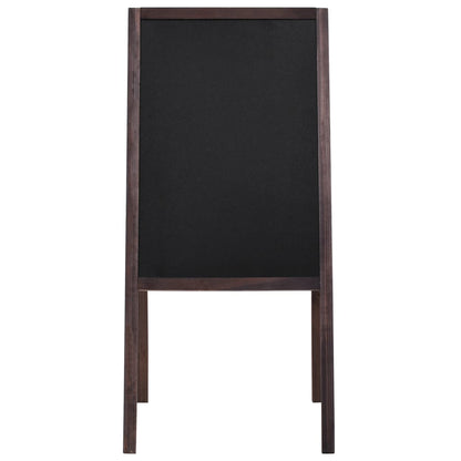 Double-sided Blackboard Cedar Wood Free Standing 40x60 cm