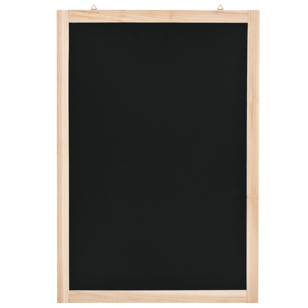 Wall-Mounted Blackboard Cedar Wood 40x60 cm