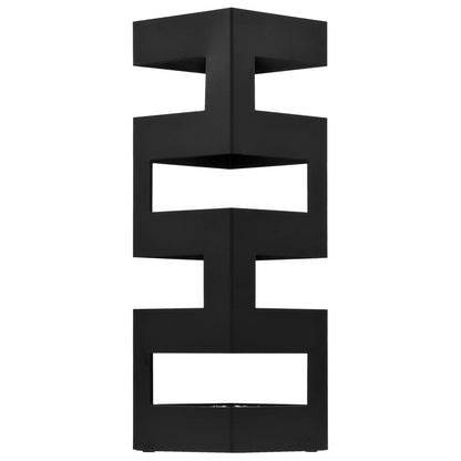 Umbrella Stand Steel Black