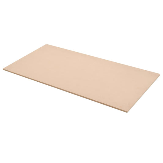 2 pcs MDF Sheets Rectangular 120x60 cm 12 mm