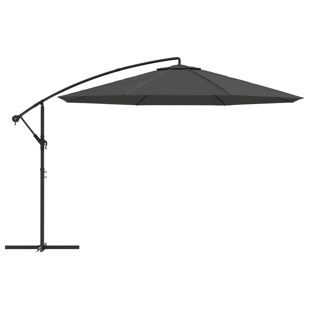 Cantilever Umbrella with Aluminium Pole 350 cm Anthracite