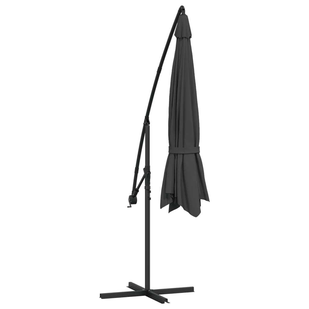 Cantilever Umbrella with Aluminium Pole 350 cm Anthracite