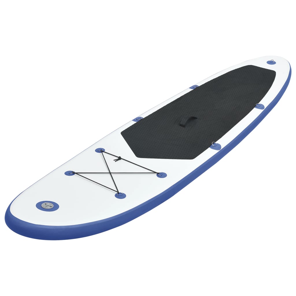 Inflatable Stand Up Paddleboard Set Blue and White