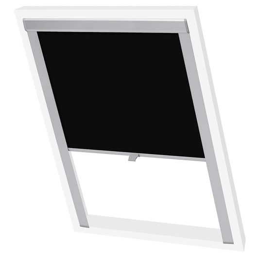 Blackout Roller Blind Black MK04