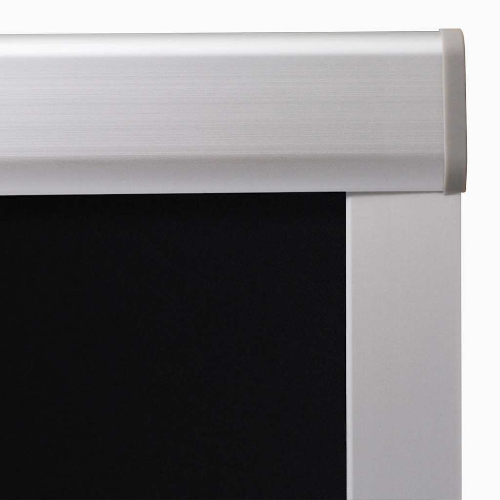 Blackout Roller Blind Black MK04