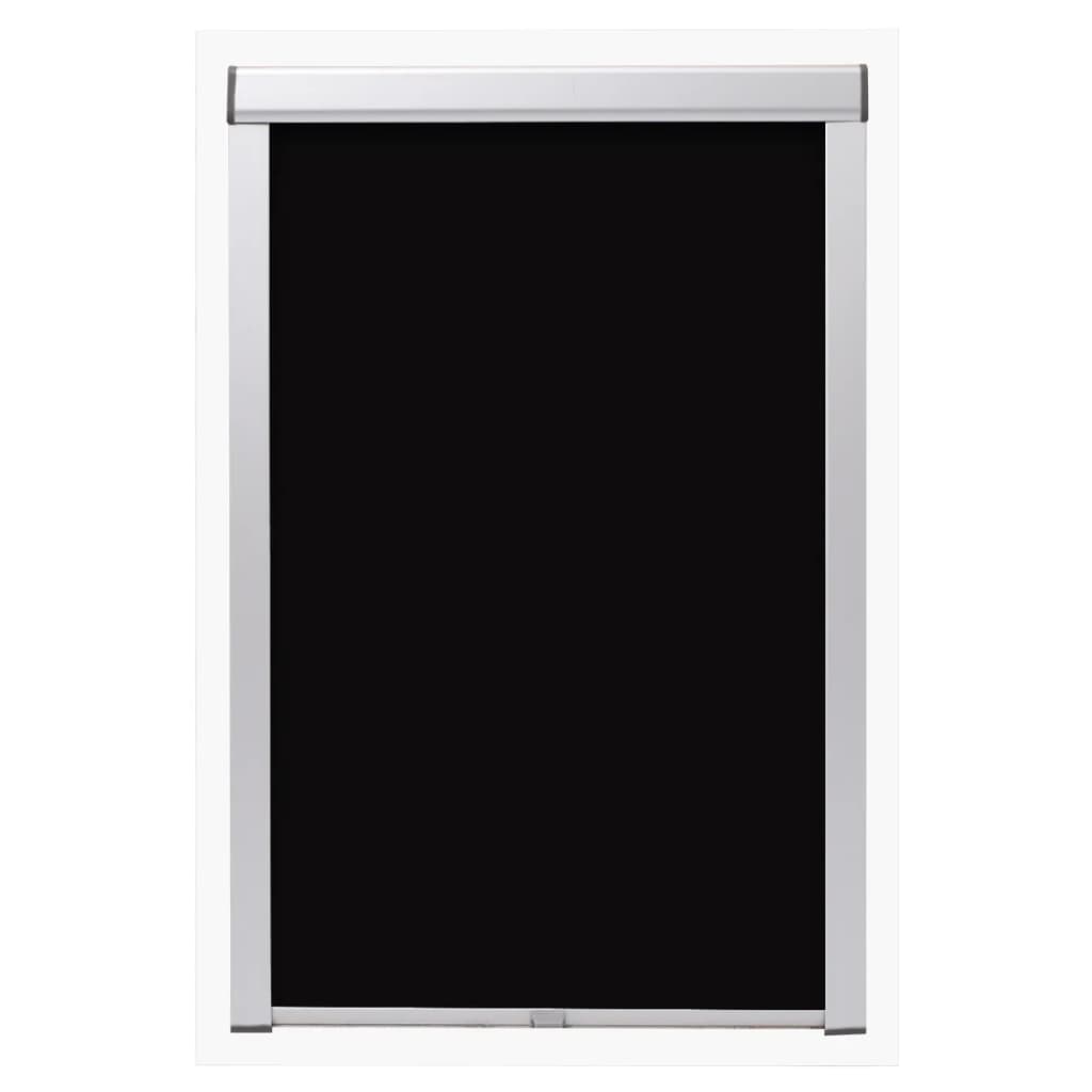 Blackout Roller Blind Black UK08