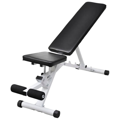 Workout Bench with Barbell and Dumbbell Set 60.5 kg