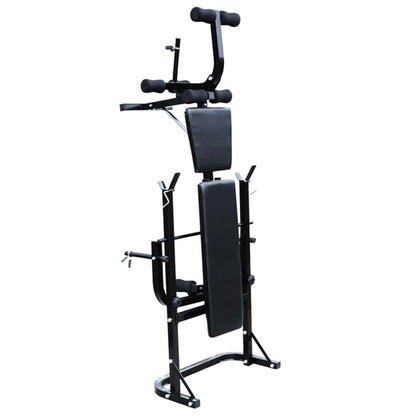 Weight Bench with Weight Rack, Barbell and Dumbbell Set 60.5kg