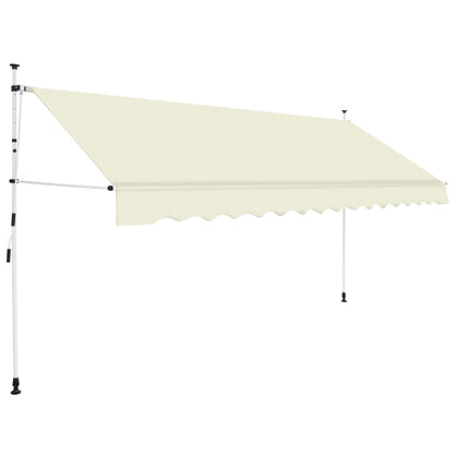 Manual Retractable Awning 400 cm Cream