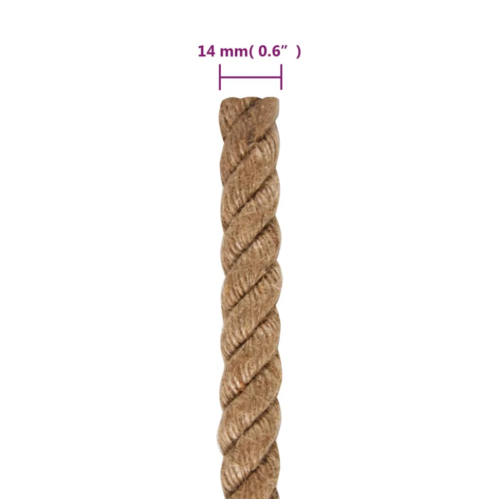Rope 100% Jute 14 mm 250 m