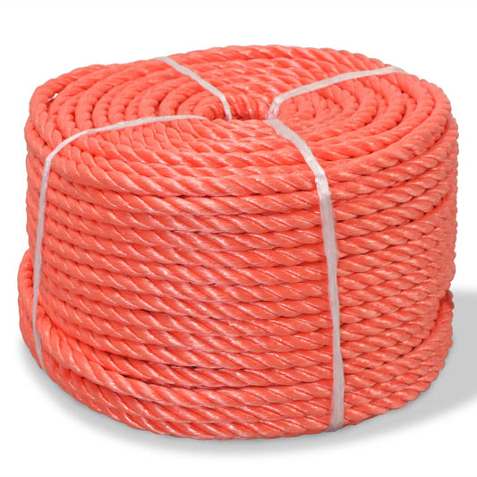 Twisted Rope Polypropylene 12 mm 250 m Orange