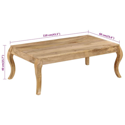 Coffee Table 110x60x40 cm Solid Mango Wood