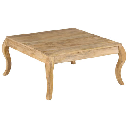 Coffee Table 80x80x40 cm Solid Mango Wood