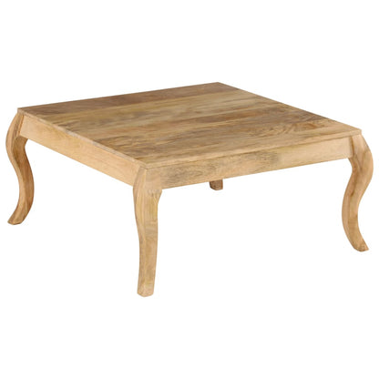 Coffee Table 80x80x40 cm Solid Mango Wood