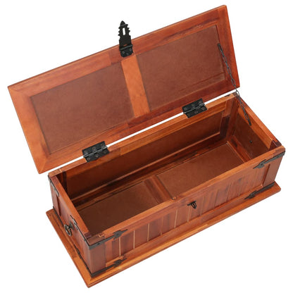 Storage Chest 60x25x22 cm Solid Acacia Wood