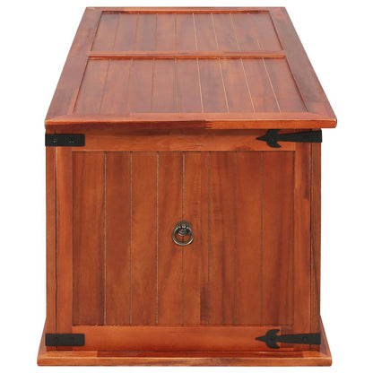 Storage Chest 79x34x32 cm Solid Acacia Wood