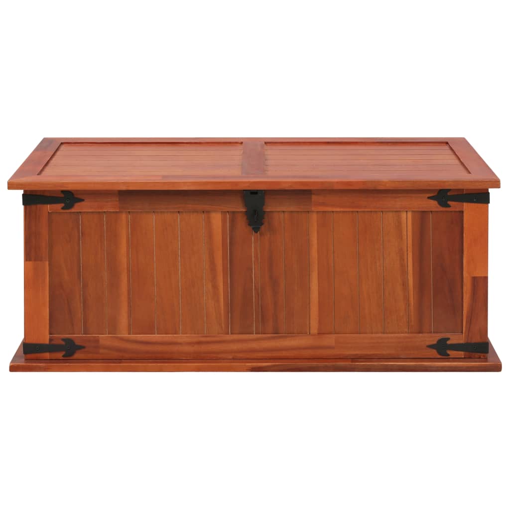 Storage Chest 90x45x40 cm Solid Acacia Wood