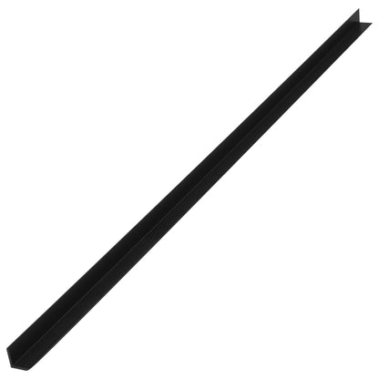 5 pcs Decking Angle Trims WPC 170 cm Black