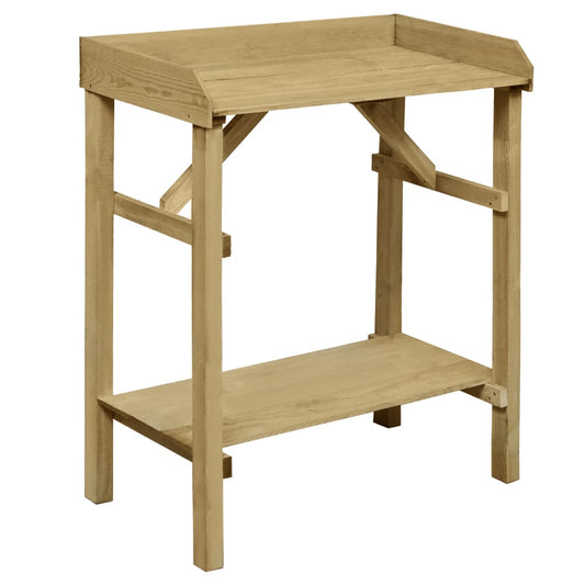 Garden Planter Table Impregnated Pinewood 75x40x90 cm