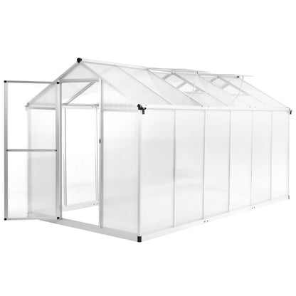 Greenhouse Aluminium 362x190x195 cm 13.41 m³