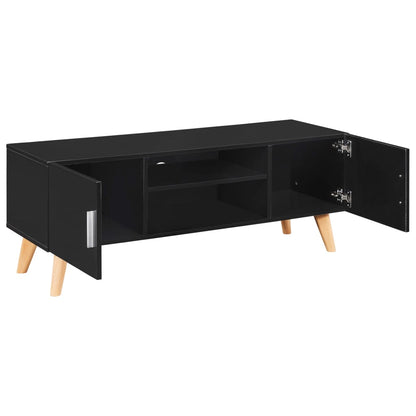 TV Cabinet Black 120x40x46 cm MDF