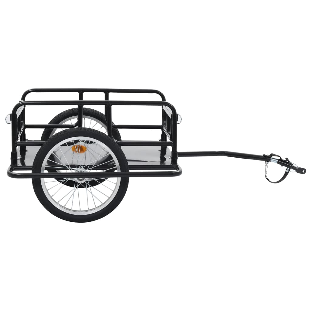 Bike Trailer 130x73x48.5 cm Steel Black