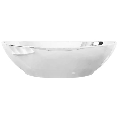 Wash Basin 40x33x13.5 cm Ceramic Silver