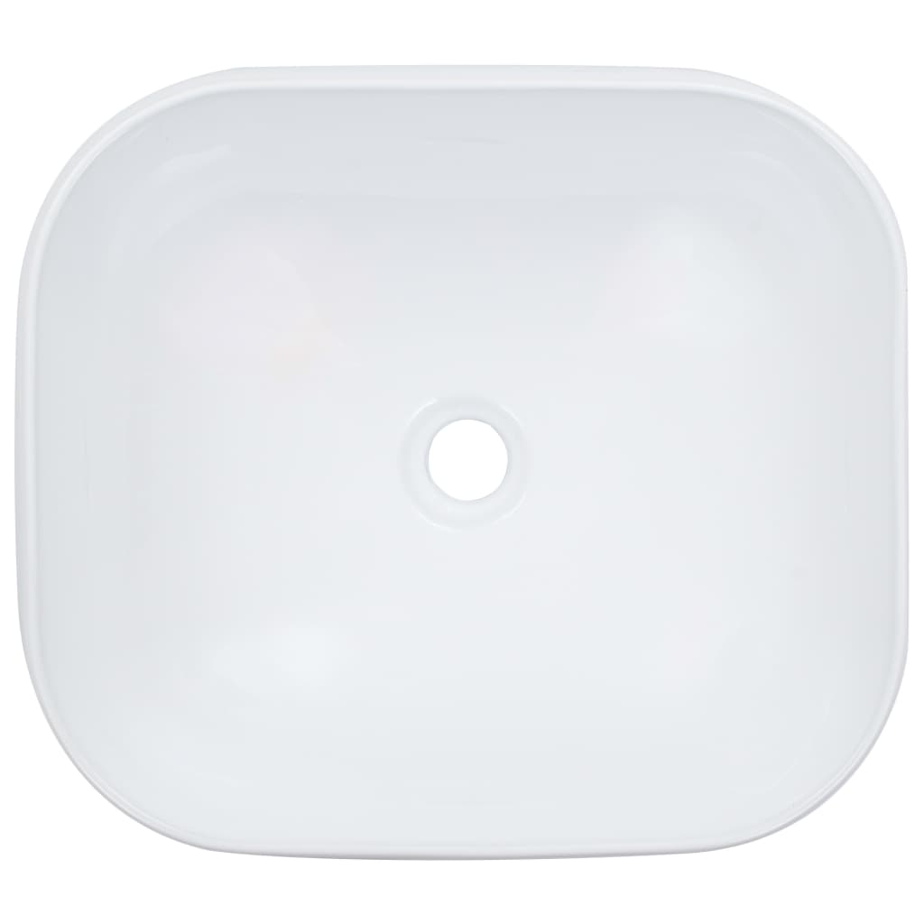 Wash Basin 44.5x39.5x14.5 cm Ceramic White