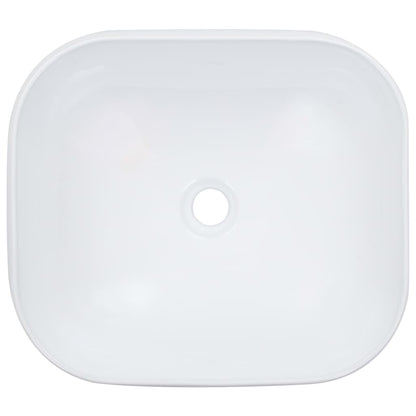 Wash Basin 44.5x39.5x14.5 cm Ceramic White