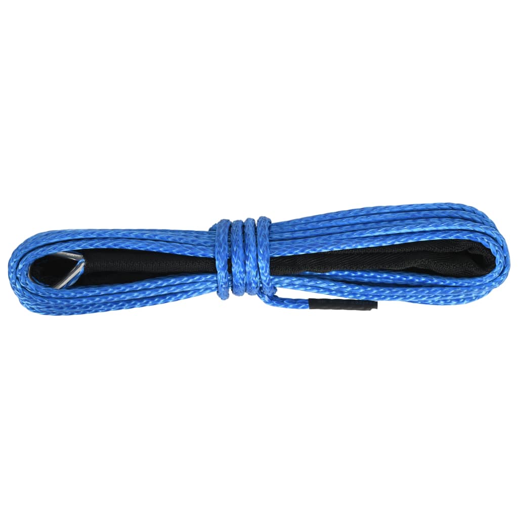 Winch Rope Blue 5 mm x 9 m