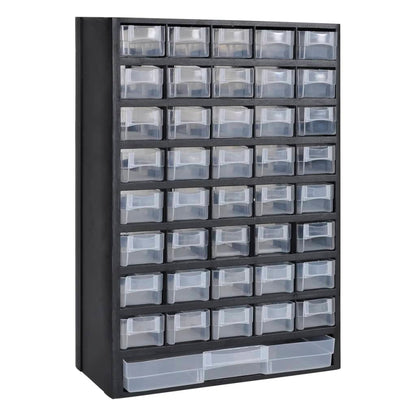 41-Drawer Storage Cabinet Tool Box 2 pcs Plastic