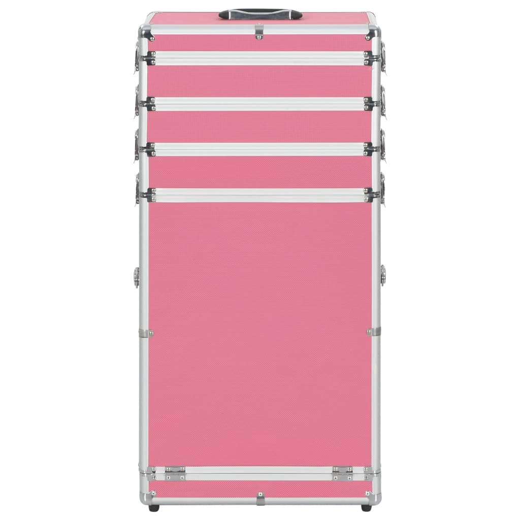 Make-up Trolley Aluminium Pink