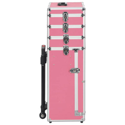 Make-up Trolley Aluminium Pink