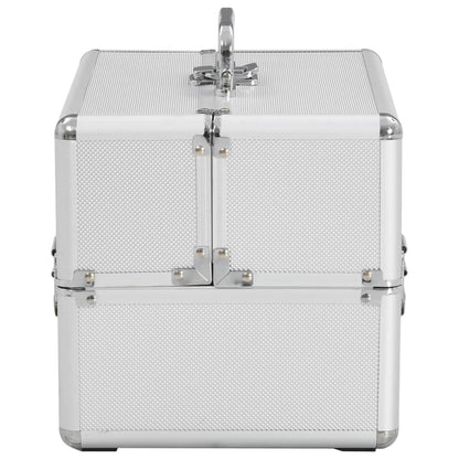 Make-up Case 22x30x21 cm Silver Aluminium