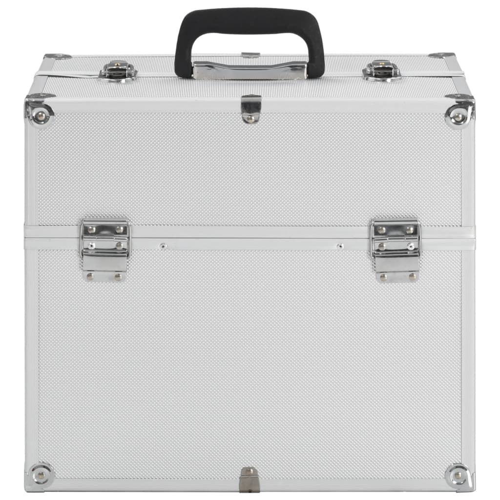 Make-up Case 38x23x34 cm Silver Aluminium