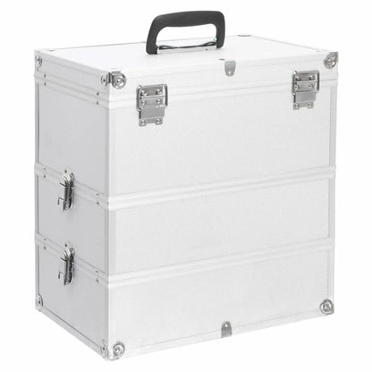 Make-up Case 37x24x40 cm Silver Aluminium