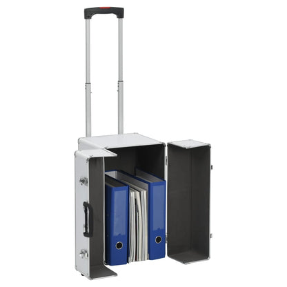 Pilot Trolley 47x39x27 cm Silver Aluminium