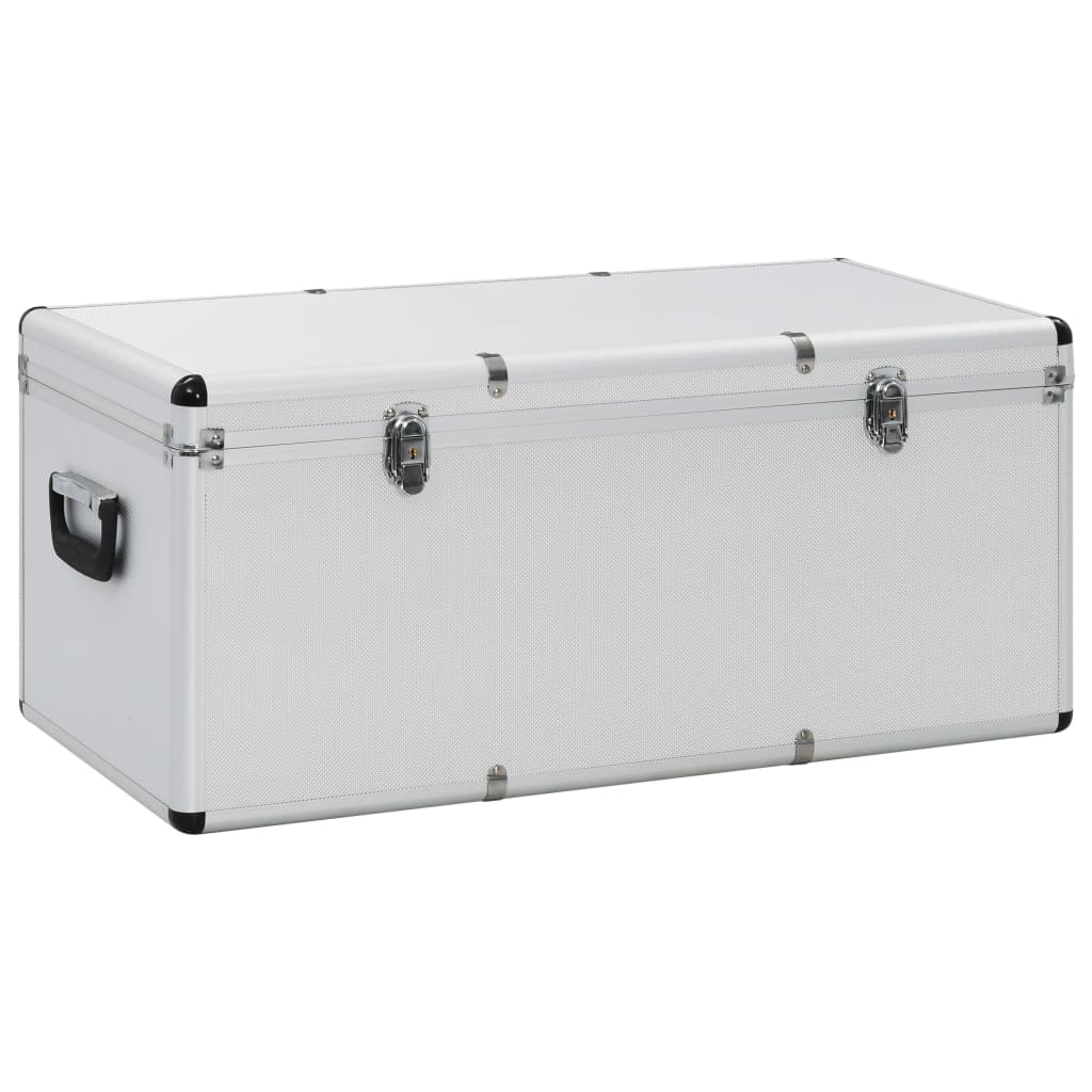 Storage Cases 3 pcs Silver Aluminium