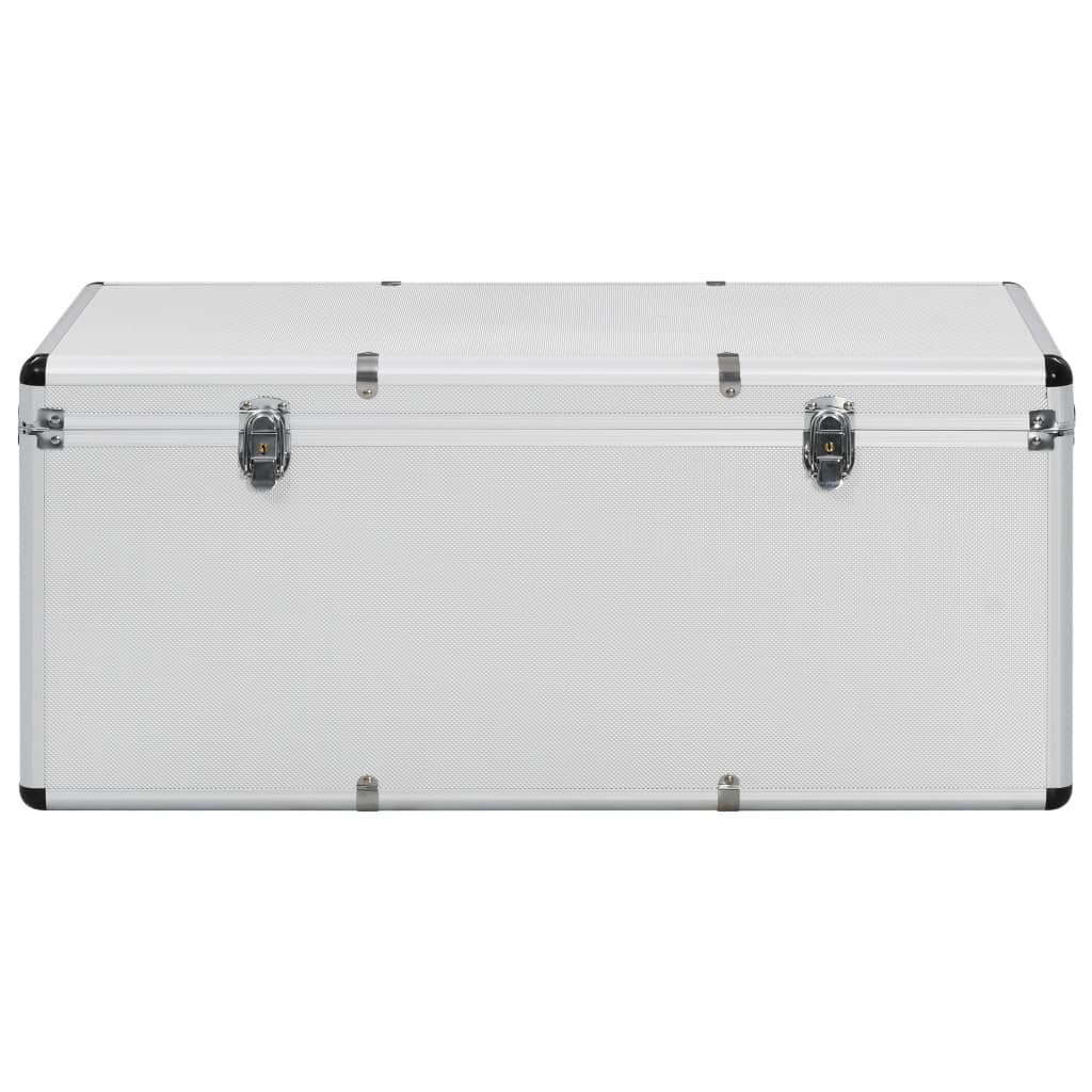 Storage Cases 3 pcs Silver Aluminium