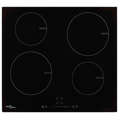 Induction Hob with 4 Burners Touch Control Glass 7000 W