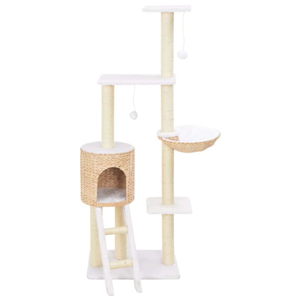 Cat Tree with Sisal Scratching Post Seagrass