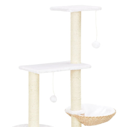 Cat Tree with Sisal Scratching Post Seagrass